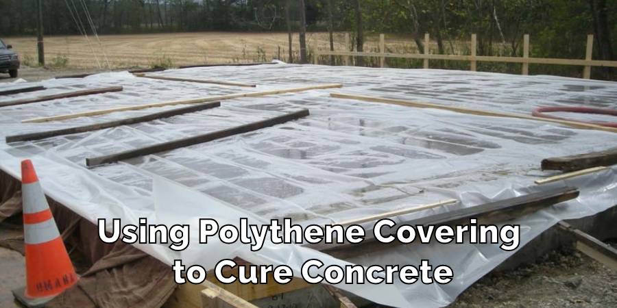 Using Polythene Covering to Cure Concrete