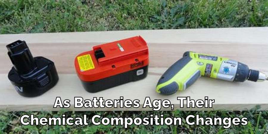 As Batteries Age, Their
Chemical Composition Changes