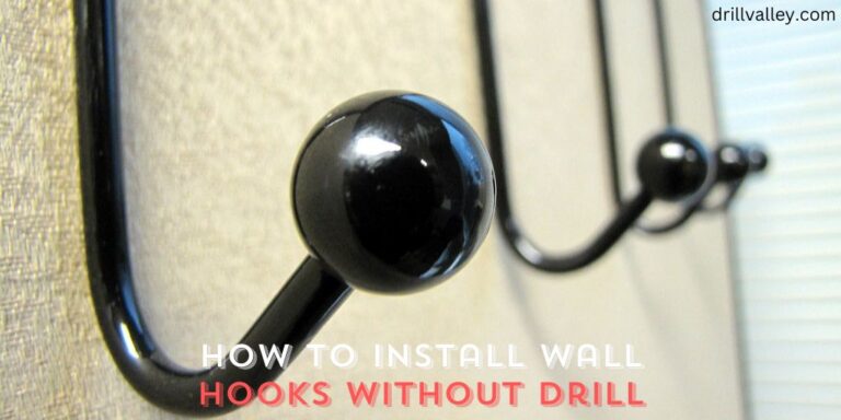 How to Install Wall Hooks without Drill