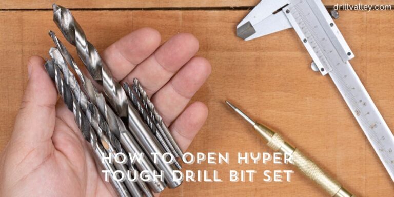 How to Open Hyper Tough Drill Bit Set
