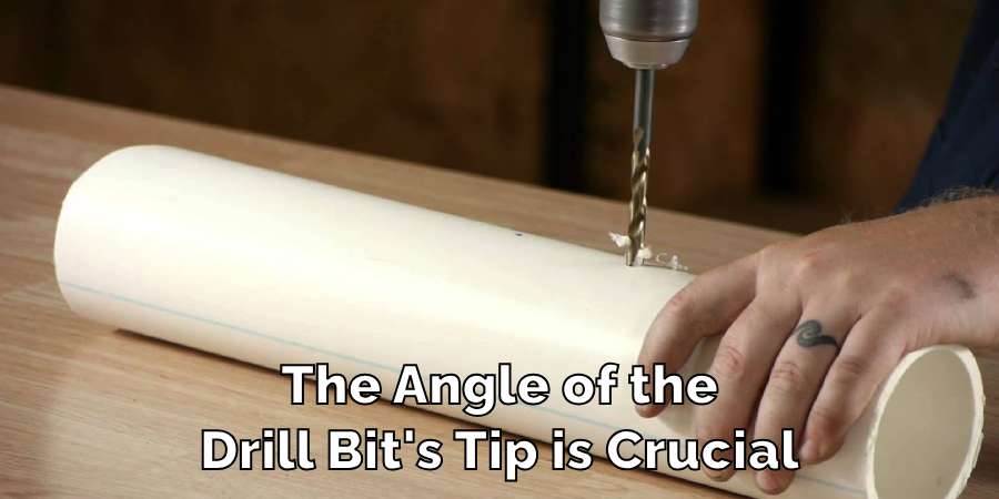 The Angle of the
Drill Bit's Tip is Crucial