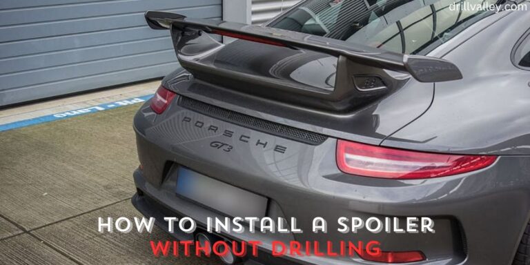 How to Install a Spoiler without Drilling