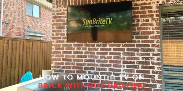 How to Mount a TV on the Brick Wall without Drilling